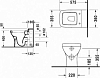 Приставной унитаз Duravit PuraVida 2132090000