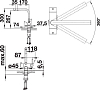 Смеситель для кухонной мойки Blanco 525144 Fontas II гранит