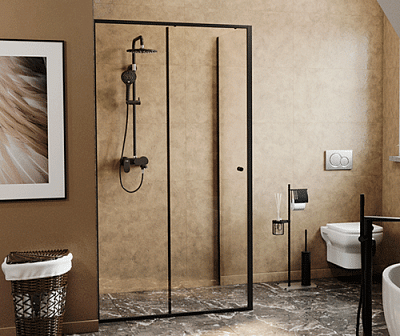 Душевая дверь в нишу 110 см WasserKRAFT Dill 61S13