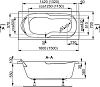 Акриловая ванна Vagnerplast Nymfa 150х70 VPBA157NYM2E-04