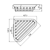 Полка Emco System 2 3545 001 00 хром