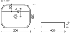 Раковина Ceramica Nova Element 55 CN6034, белый