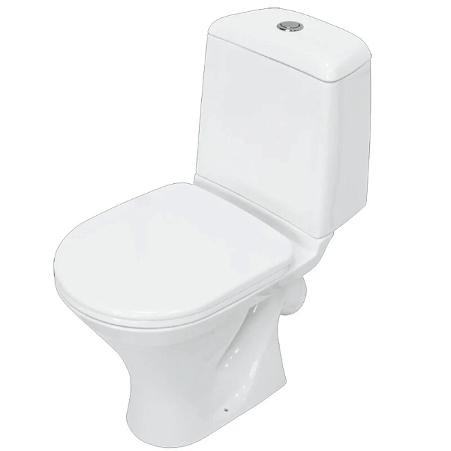 Напольный унитаз Sanita Аттика WC.CC/Attica/1-P/WHT.G/S1 Эконом, крышка стандарт