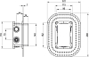 Скрытая часть Villeroy & Boch ViBox TVD00065100000