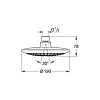 Верхний душ Grohe Rainshower Solo 27436000