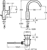 Смеситель для раковины Jacob Delafon Singulier E10862-CP