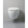 Унитаз подвесной White Ceramic Basic Circle W020304, безободковый, цвет белый матовый