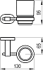 Стакан с держателем Ravak Chrome CR 210.00 X07P188