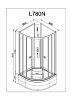 Душевая кабина Deto L L608NGM