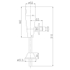 Смеситель для раковины Lemark Project LM4654CE хром