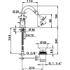 Смеситель для биде Cisal Barcelona Quad BQ00155021 хром