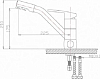 Смеситель Zorg Sanitary ZR 400 KF-12 ЖАСМИН для кухонной мойки