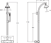 Душевая система Jacob Delafon Moxie E5798-CP