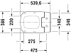 Крышка-биде Duravit SensoWash Slim 611400002000300 для P3 Comforts