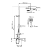 Душевая система WasserKRAFT серия A A199.069.065.010.CH Thermo хром