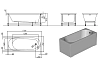 Акриловая ванна Kolpa-San Tamia KolpaSan_Tamia_QUAT_Basis_170x75 белый