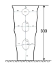 Раковина Cerutti Spa CT7833 белый