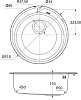 Кухонная мойка Iddis Focus FOC51M1i77, хром матовый