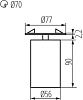 Спот Kanlux CHIRO GU10 DTO-B 29311