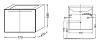 Тумба под раковину Jacob Delafon Struktura EB1281-N18 белый