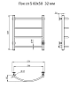 Полотенцесушитель электрический Тругор Пэк Пэксп5/605032 хром
