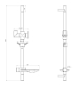 Душевая стойка Lemark LM8062C хром