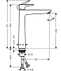 Смеситель для раковины Hansgrohe Talis E 71717140, шлифованная бронза