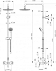 Колонна душевая со смесителем для душа Bravat Eco F9111147C-A-RUS
