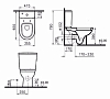 Чаша для унитаза-компакта VitrA Form 300 5226-003-0075 белый