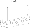 Подвесной светильник Nowodvorski Plant 9381