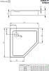 Поддон для душа 90х90 см Radaway Doros PT Compact SDRPTP9090-05