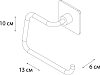 Держатель для запасных рулонов Fixsen Square FX-93110B хром
