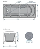 Акриловая ванна Loranto Alberto 150х70 CS00063285 белый