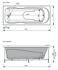 Акриловая ванна Loranto Alberto CS00064911 белый