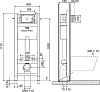 Система инсталляции для унитазов OLI Expert Evo/Speed самонесущая система 14091