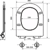 Крышка-сиденье Timo TD-400 (401/501) белый