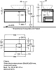 Тумба под раковину 90 см Geberit Citterio 500.560.JJ.1, темный дуб