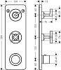 Термостат для душа Axor Citterio E 36703800, сталь