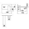 Смеситель для раковины Nobili Seven SE124198BM, черный матовый