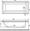 Акриловая ванна Excellent Aquaria 150х70 WAEX.AQU15WH