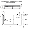 Душевой поддон Aquanet GL180 100x70 00265564 белый