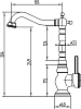 Смеситель Zorg Antic A 303K-SL для кухонной мойки