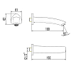 Излив Lemark LM3581C хром