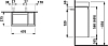 Тумба под раковину Laufen Pro S 47x27 4.8300.1.095.479.1 (боковая полка справа)