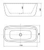 Акриловая ванна Aquanet Fine 170х78 260051 белый