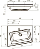 Умывальник Ravak 10° 65х54 L XJIL1165000