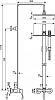 Душевая система Emmevi 7600281CR хром