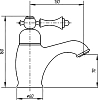 Смеситель Migliore Bomond ML.BMD-9713 Br для раковины