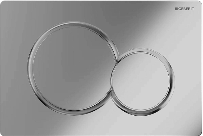 Инсталляция Geberit с безободковым унитазом Geberit iCon Rimfree 204060000, сиденье микролифт клавиша хром, комплект
