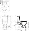 Унитаз-компакт Ideal Standard Oceane W906601 с функцией биде